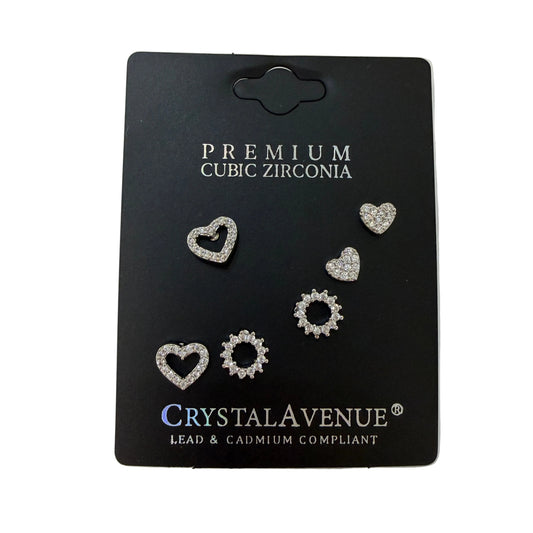 Heart Earrings Set #10-27000