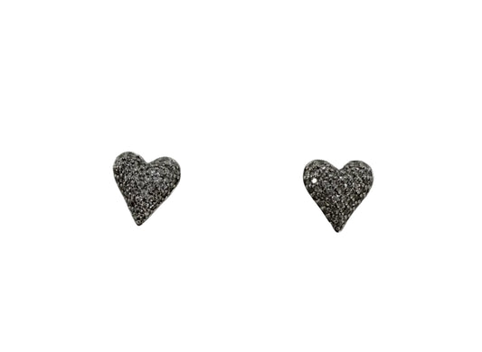Heart CZ Earrings #10-28496