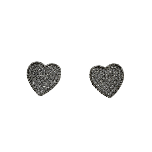 Heart CZ Earrings #10-29008