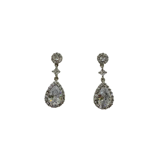 Drop CZ Earrings #10-26771
