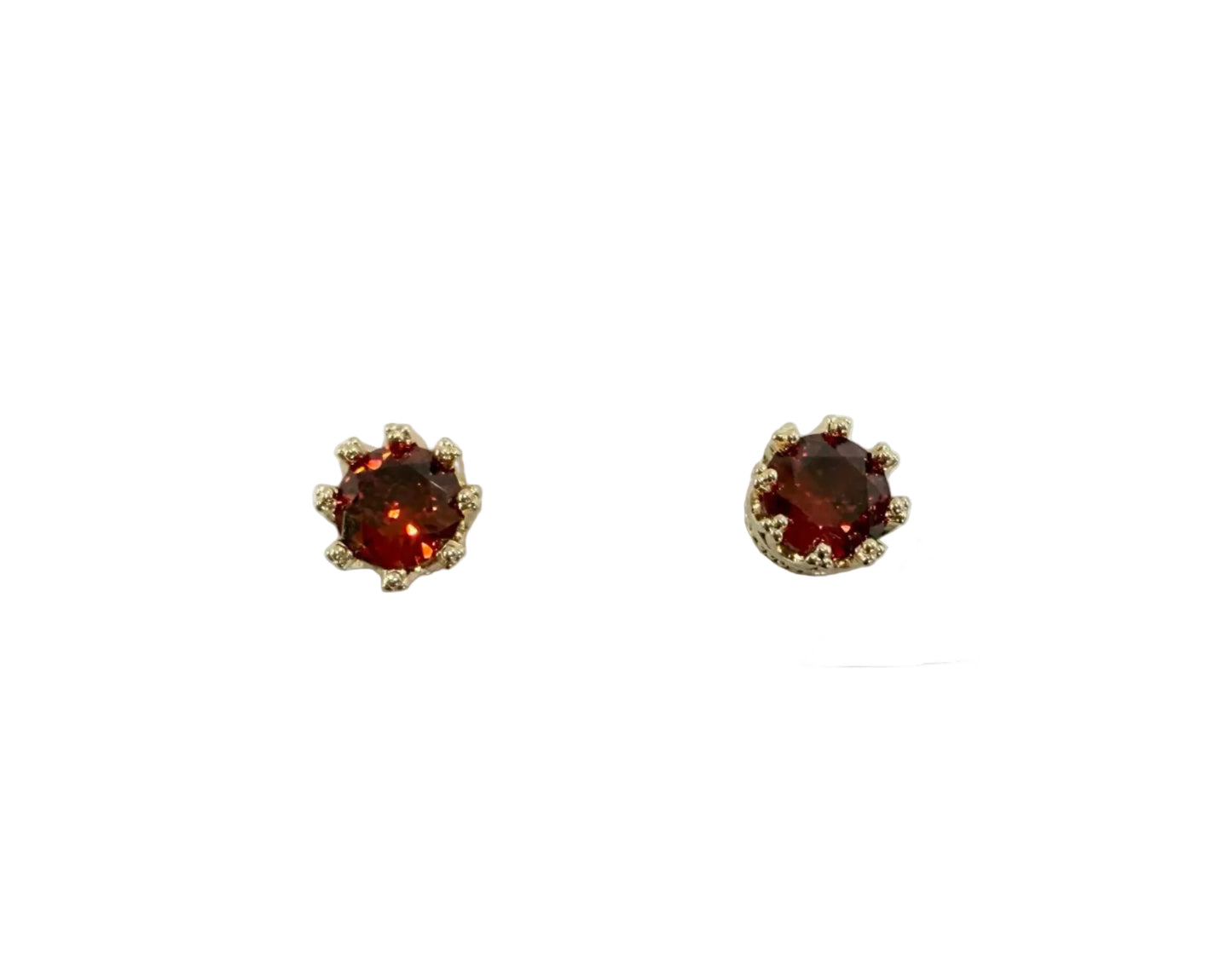 Crown CZ Post Earrings #10-6031501
