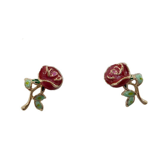 Rose Earring #10-6032301