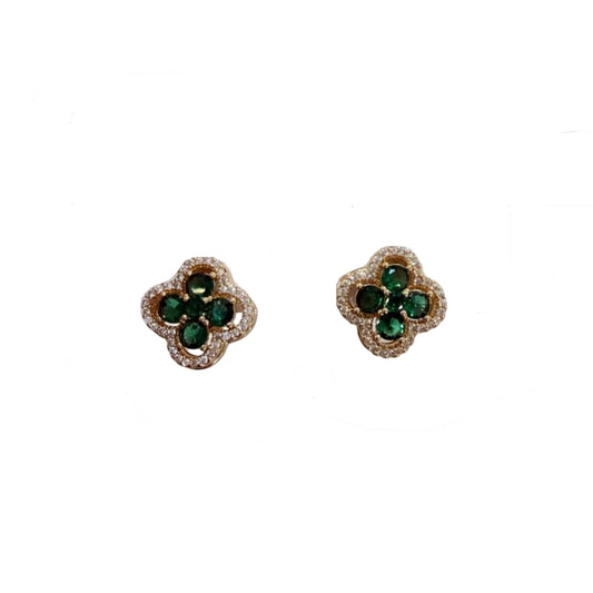 Clover CZ Spin Earring #10-6032302