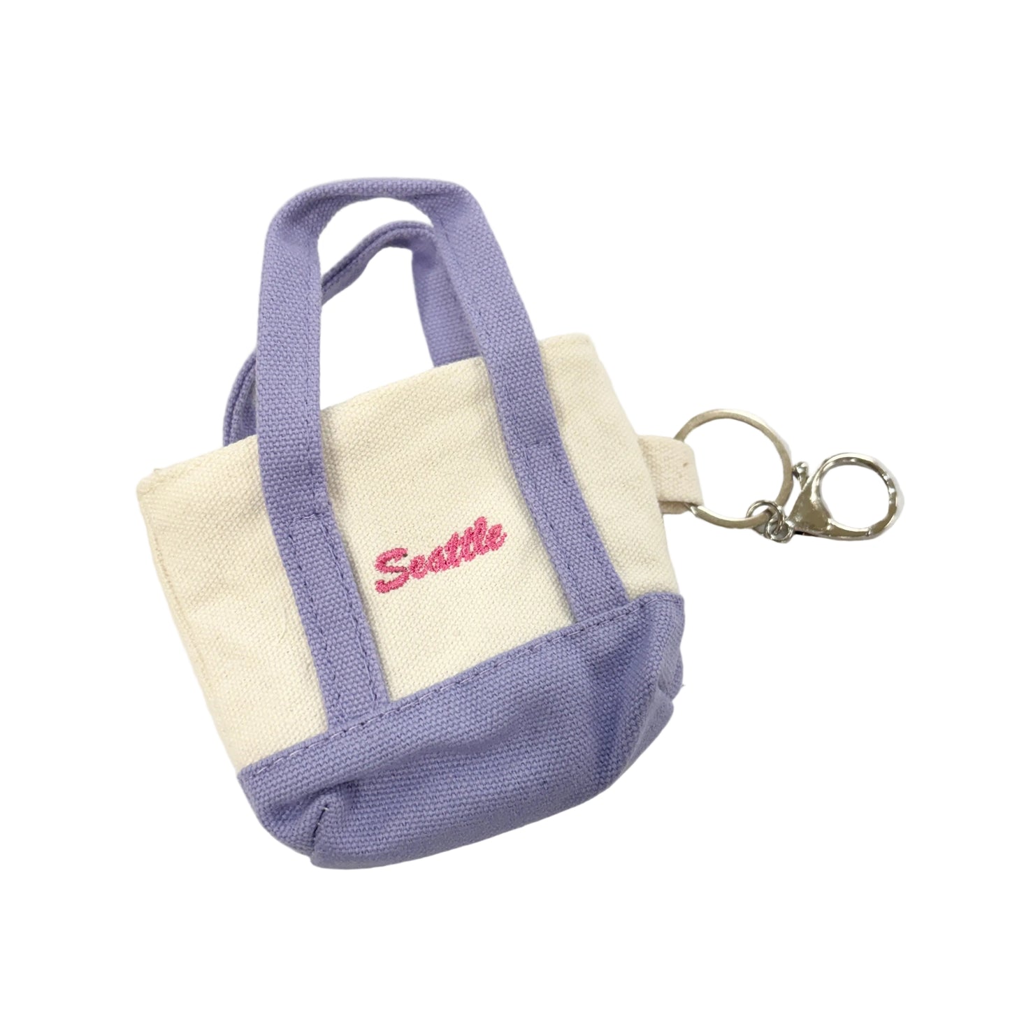Seattle Tiny Tote Bag Keychain #89-26074