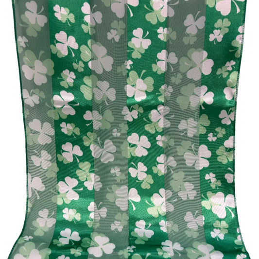 Shamrock Satin Scarf #OS-3012GN