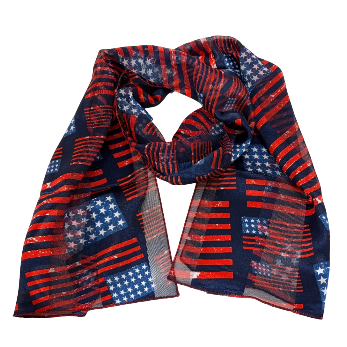 Flag USA Satin Scarf #ON-4004NY