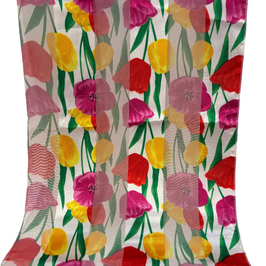 Tulip Satin Scarf #OF-1007