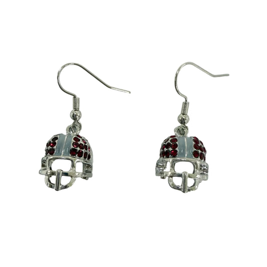 Cougars Fan Helmet Earrings #10-281129211RS