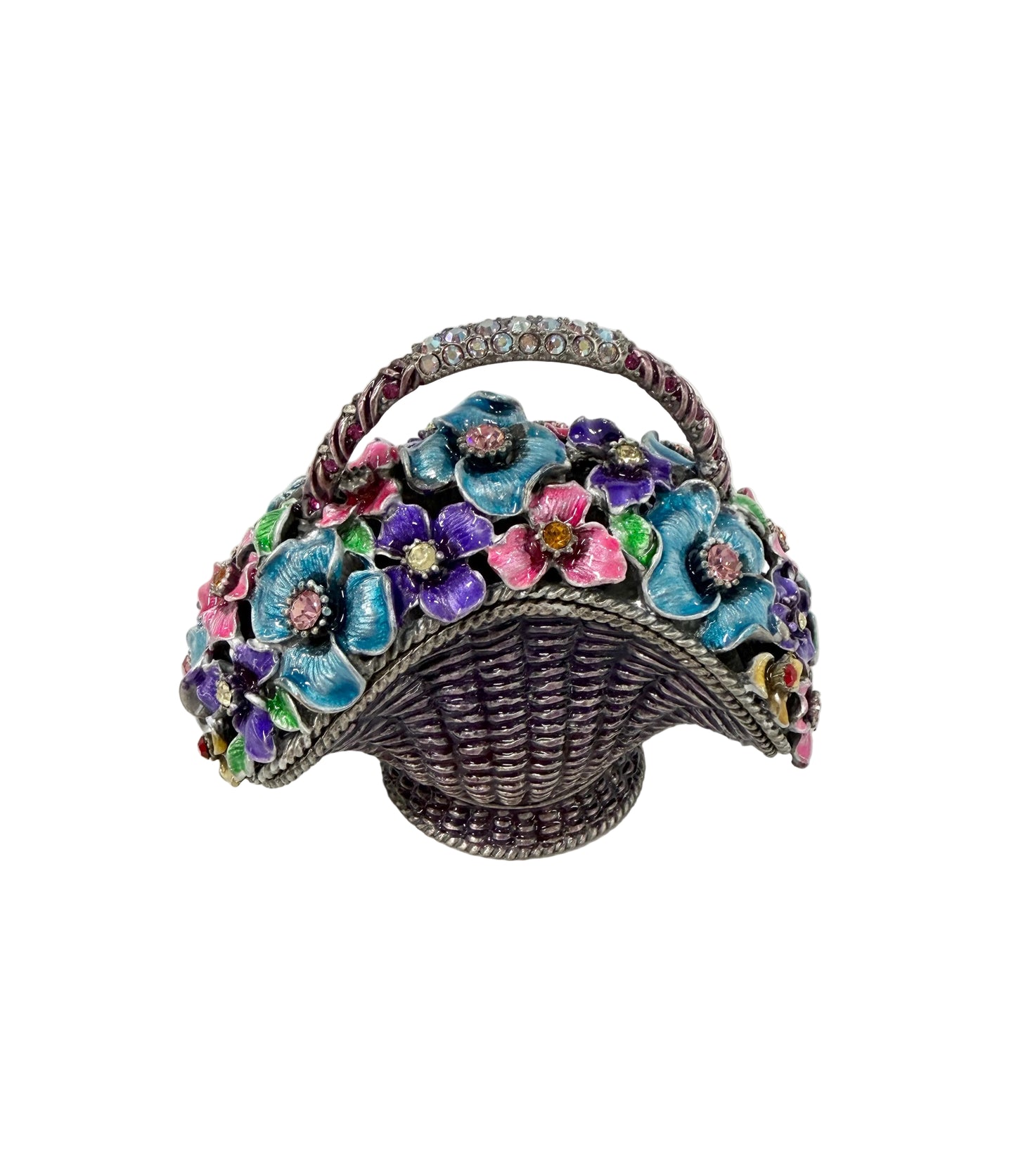 Flower Basket Trinket Box