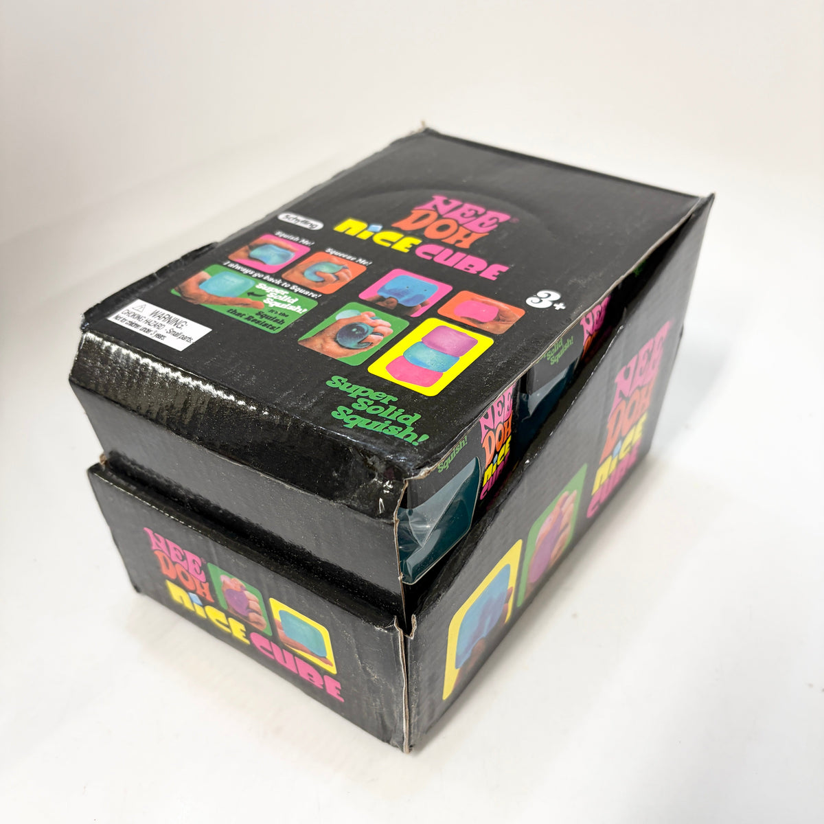 Squish Cube Toy Mixed Color 12 pieces Box Set