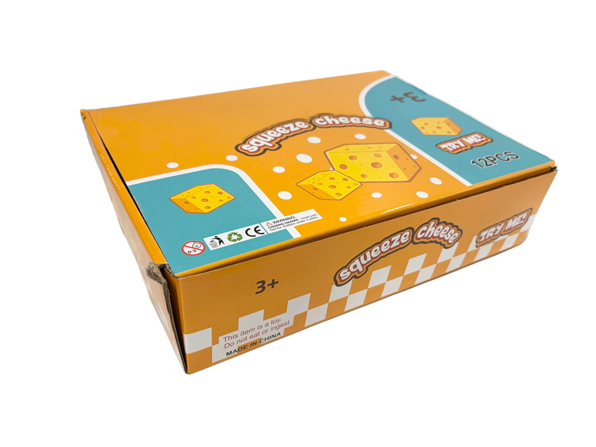 Squish Cube Cheese Box 12 pieces Set