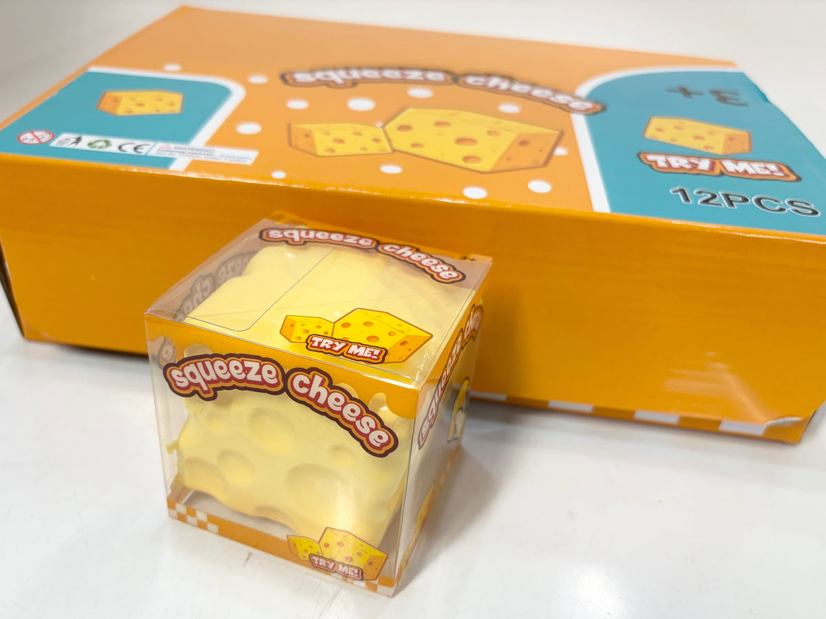 Squish Cube Cheese Box 12 pieces Set