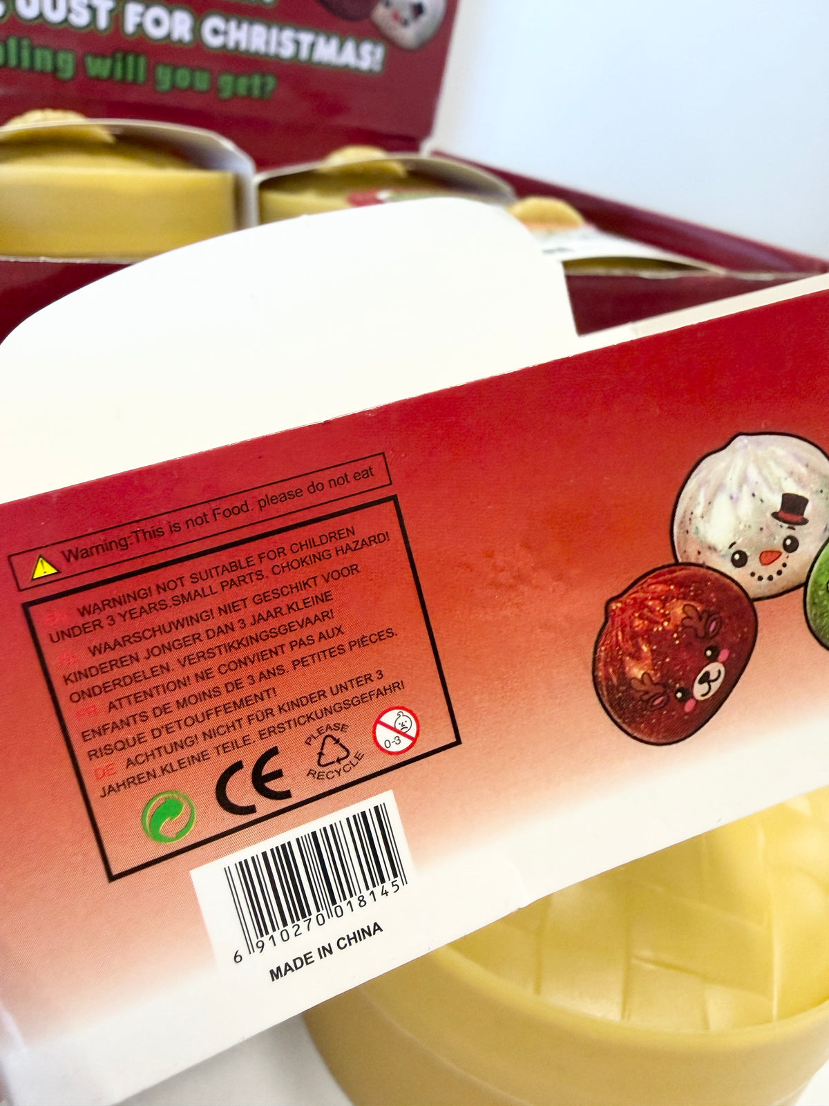 Christmas Santa Snowman Reindeer Bao Bun Mystery Dozen Set Mixed Color Box