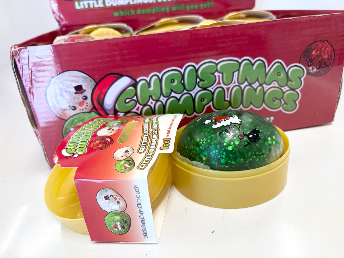 Christmas Santa Snowman Reindeer Bao Bun Mystery Dozen Set Mixed Color Box