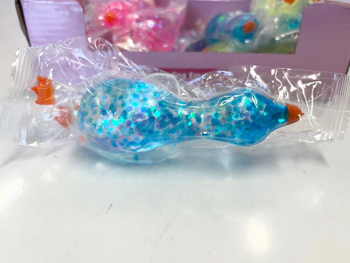 Duck Squish Toy Dozen Mixed Color Set Box