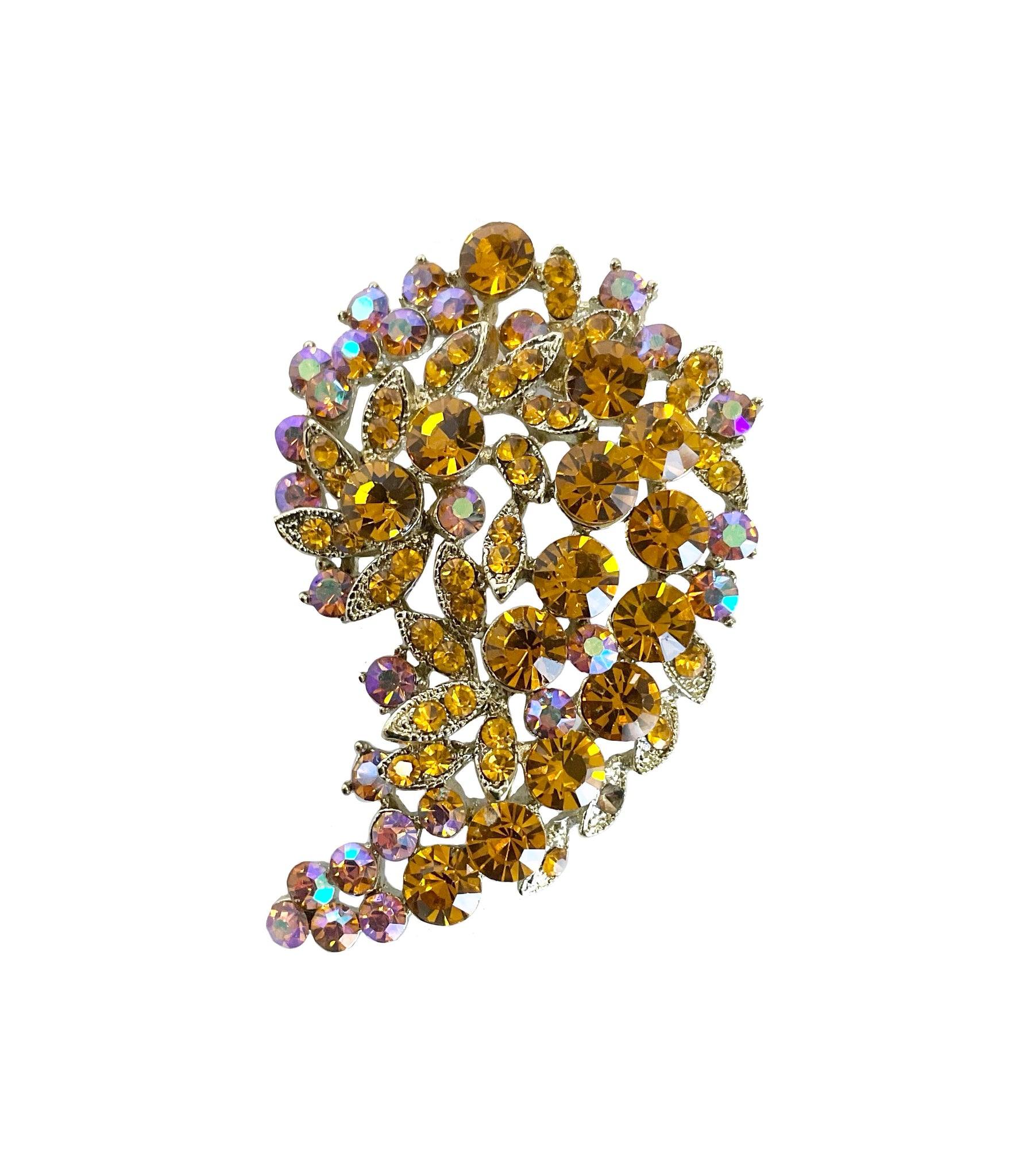 Crystal Flower Pin #40-5124