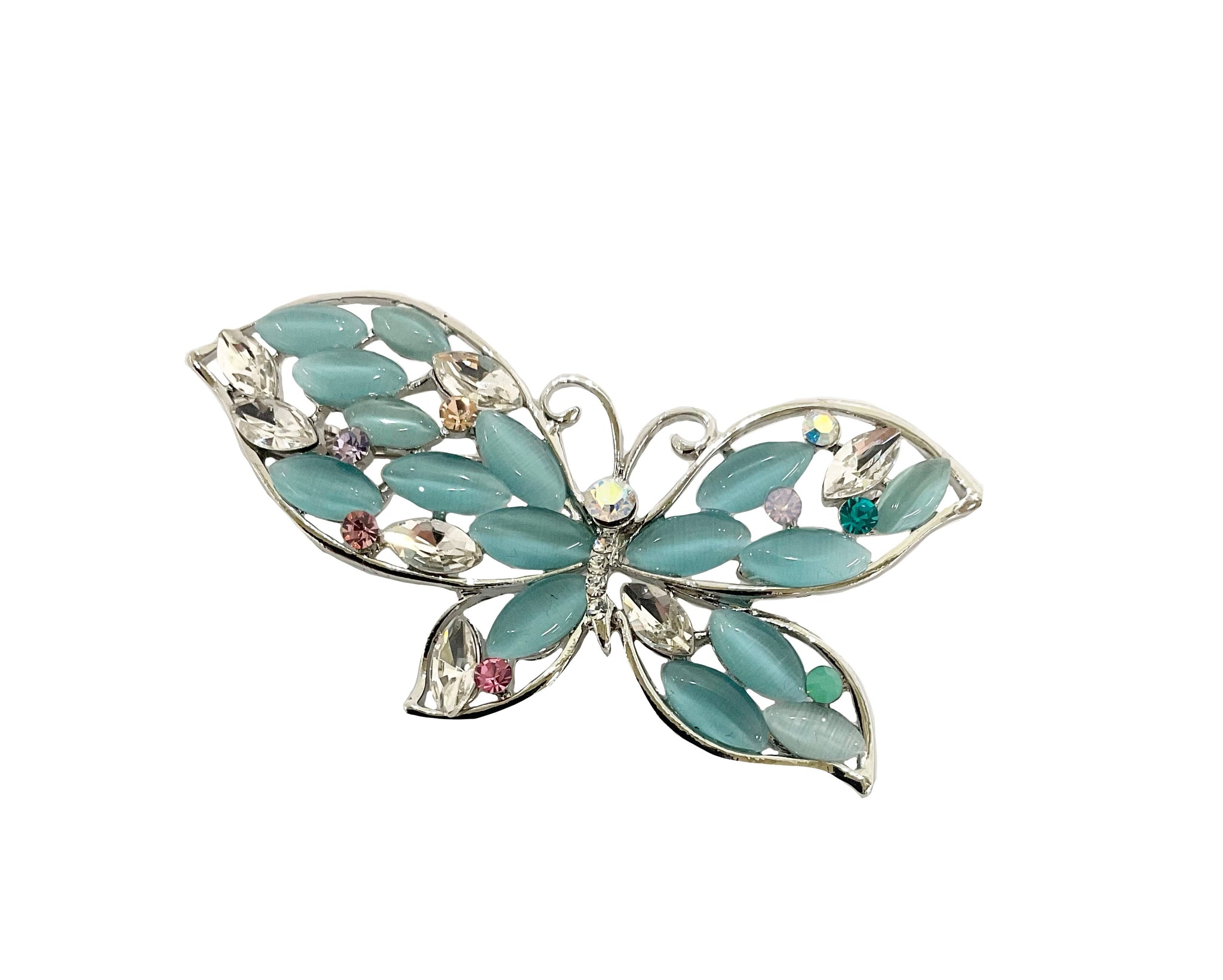 Opal Butterfly Pin#88-09020AQ