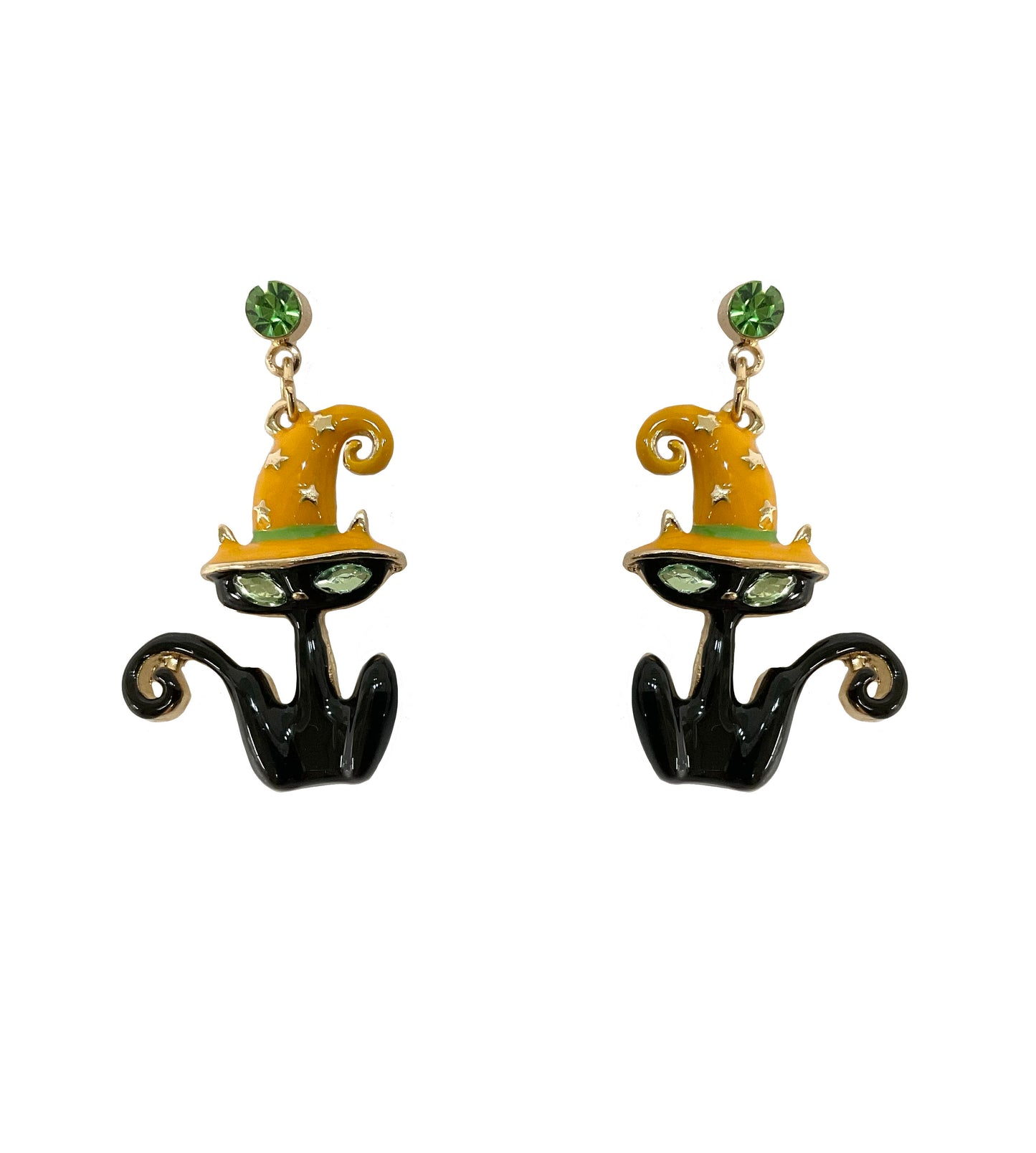 Halloween Cat Earrings #19-1408041