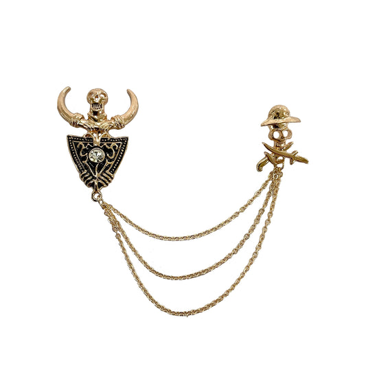 Skull Two Piece Pin #88-09153