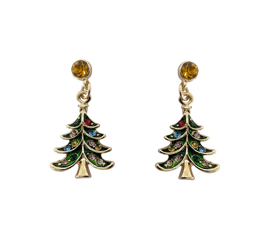 Christmas Tree Earrings #28-1787