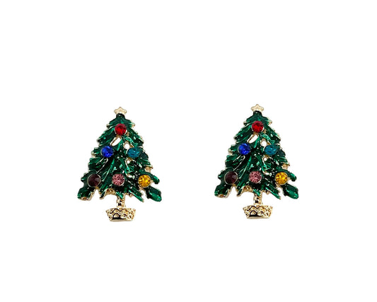 Christmas Tree Clip Earring #38-720