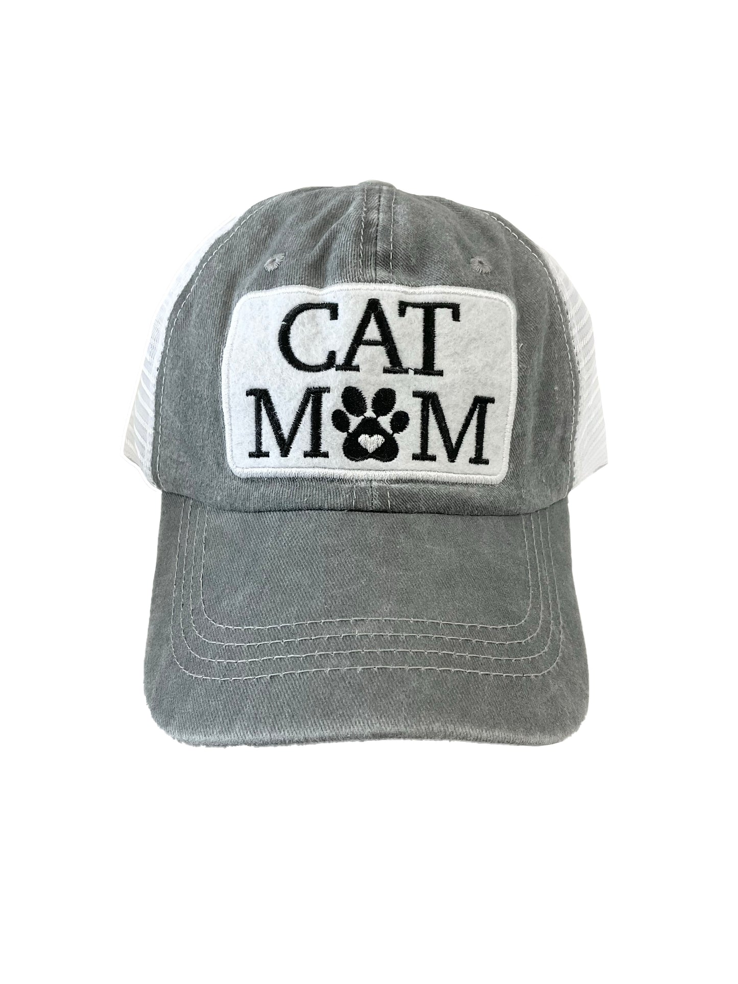 Cat Mom Cap #22-5685GY