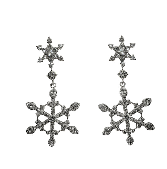 Snowflake CZ Earring #89-91024