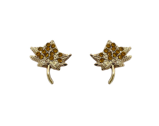 Maple Leaf Earrings #89-92042G
