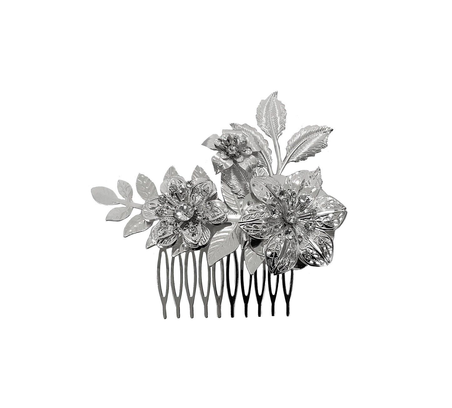 Floral Hair Comb #12-71396