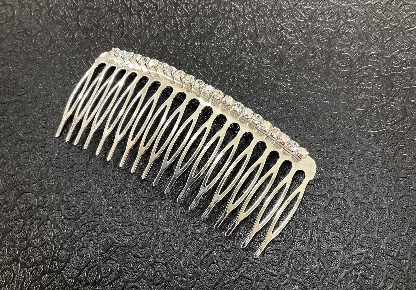 1-Row Alternate Rhinestone Hair Comb #66-41061