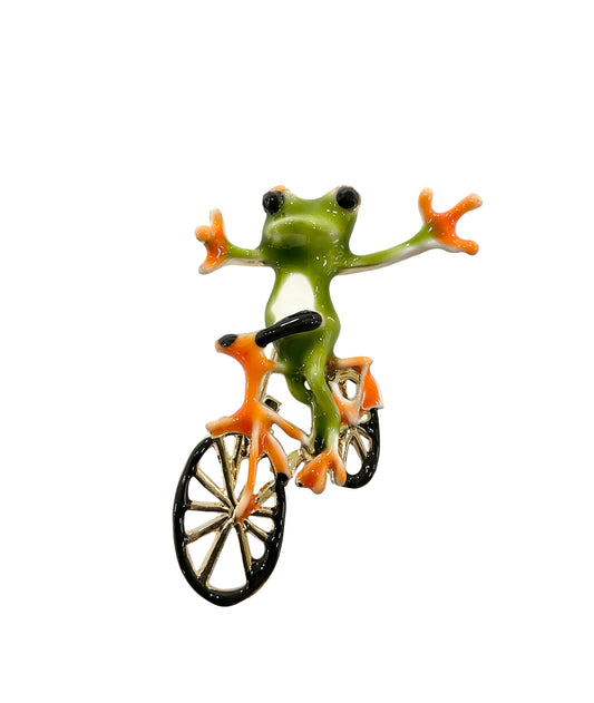 Frog Bicycle Pin #89-231107
