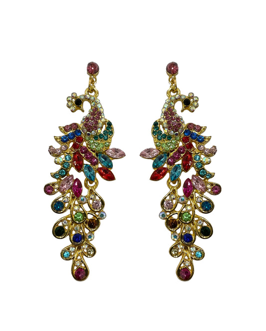 Peacock Earrings #86-3030