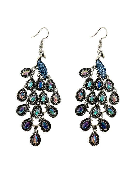 Peacock Earrings #86-3028