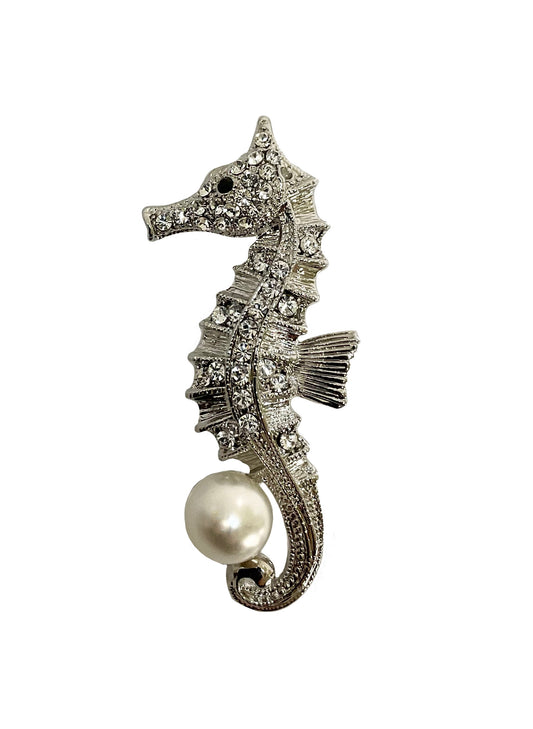 Seahorse Pendant with Pearl  Pin#68-99012CL