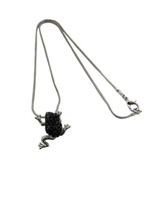 Black Frog Necklace #27-1561