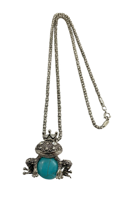 Frog Turquoise Necklace #19-14376