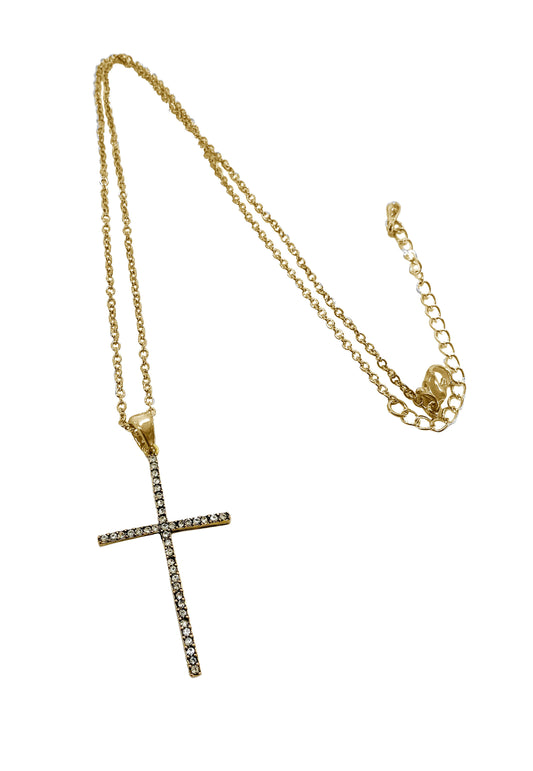 Cross Necklace #27-198GD