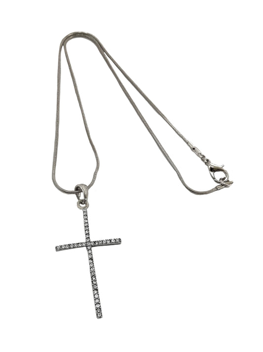 Large Cross Necklace #27-198SI