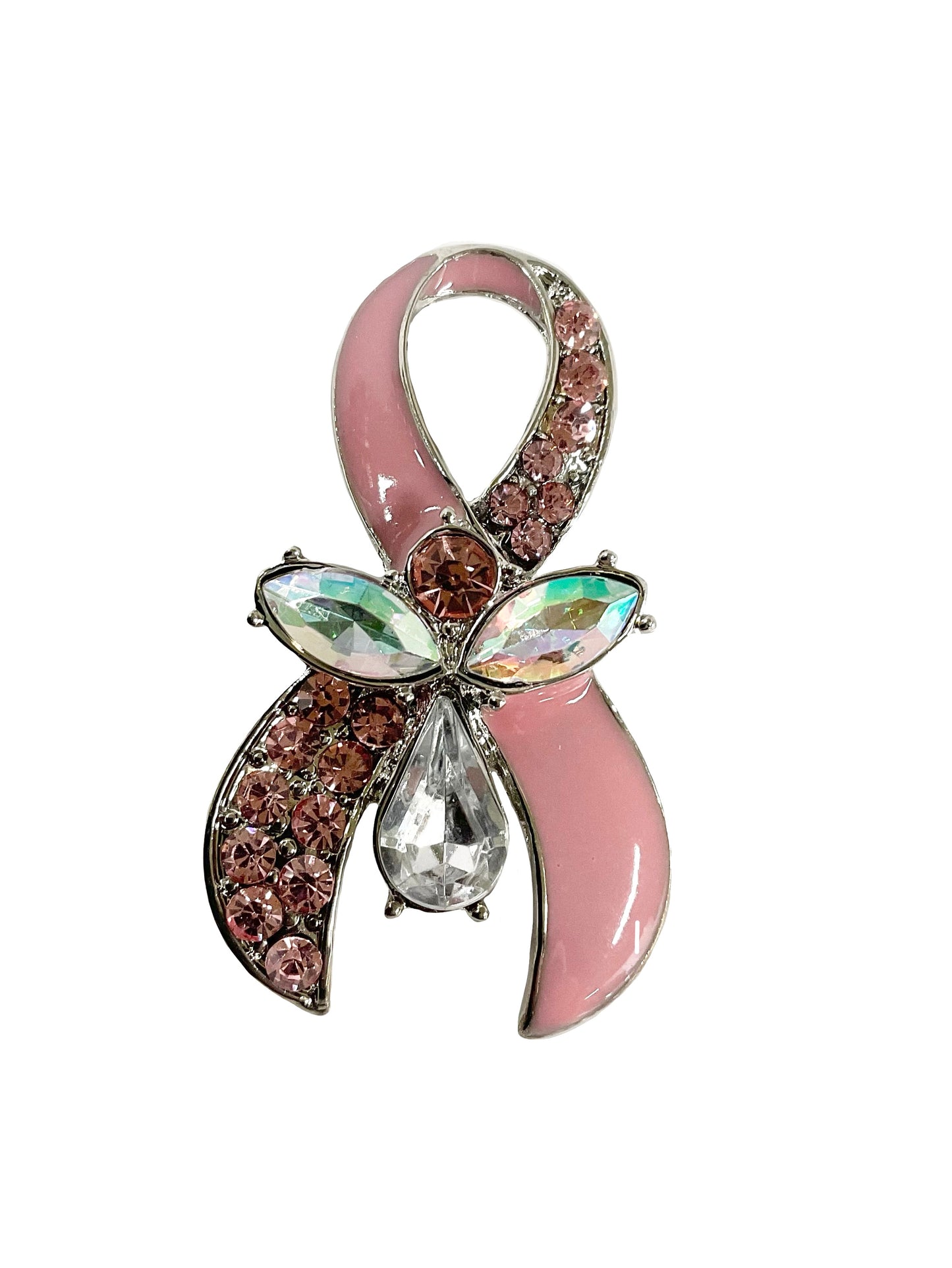 Pink ribbon with Angel Pin #12-30620