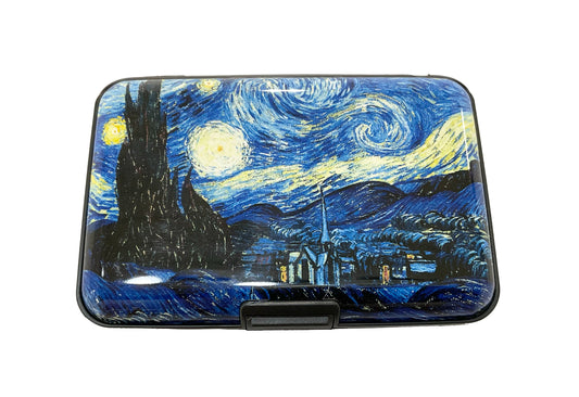 Artist Aluminum Wallet Starry Night #89-6909SN