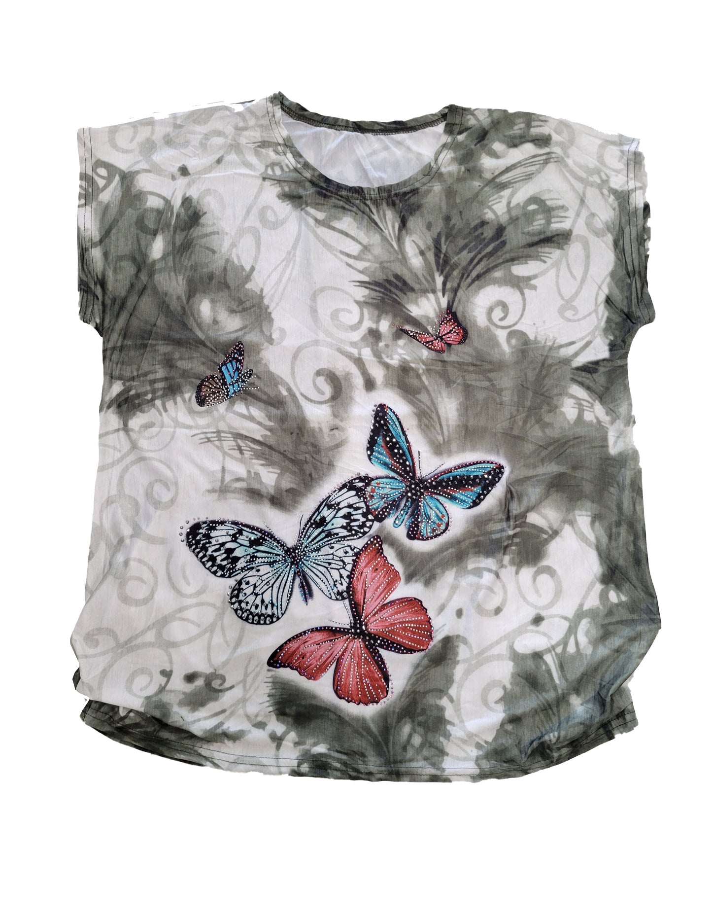 Butterfly Shirt Rhinestone #78-6283