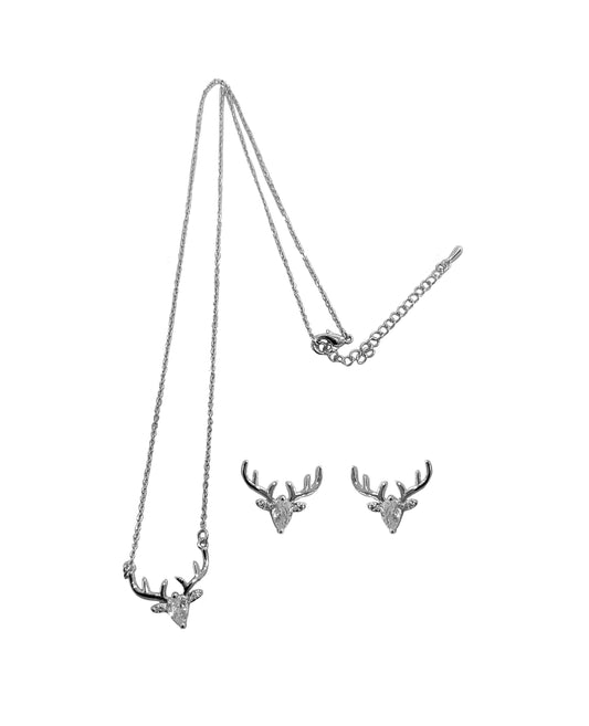 Deer Necklace Earring #60-0303