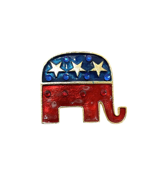 GOP Elephant Pin #19-1412741