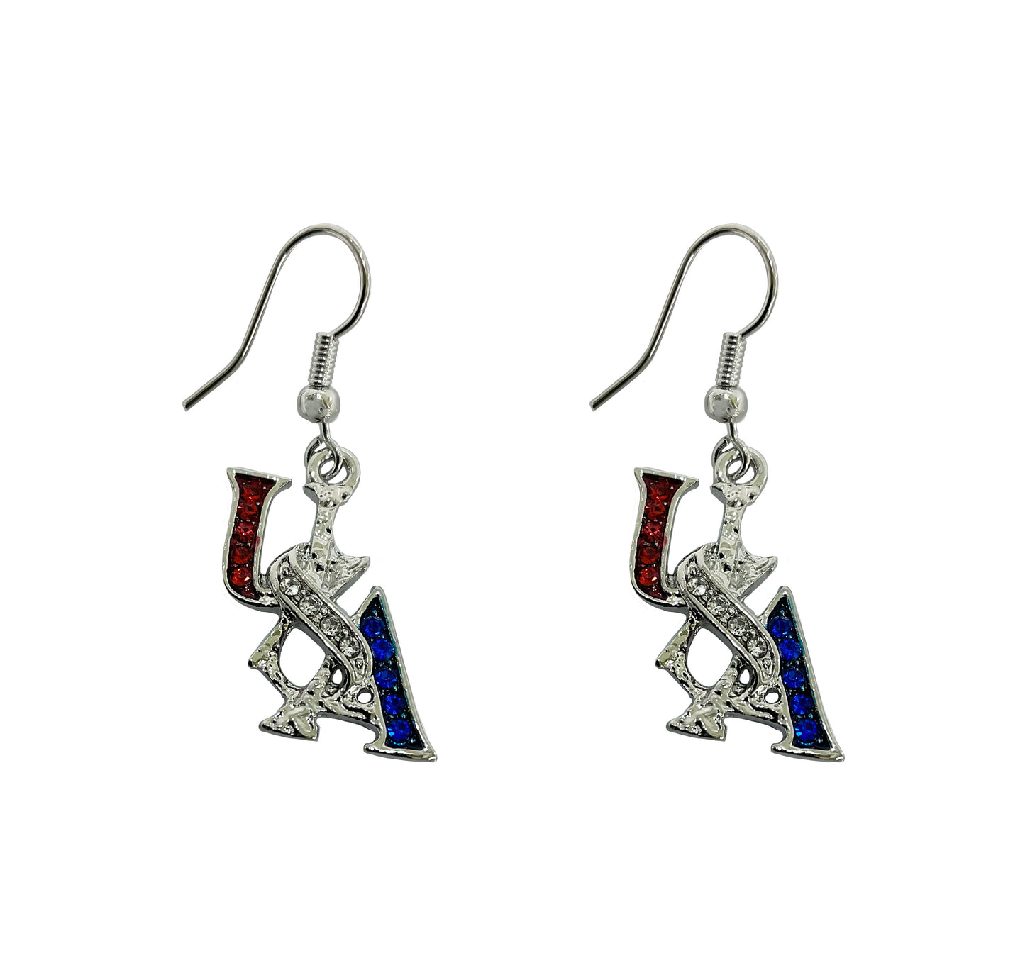 USA Earrings #19-0805