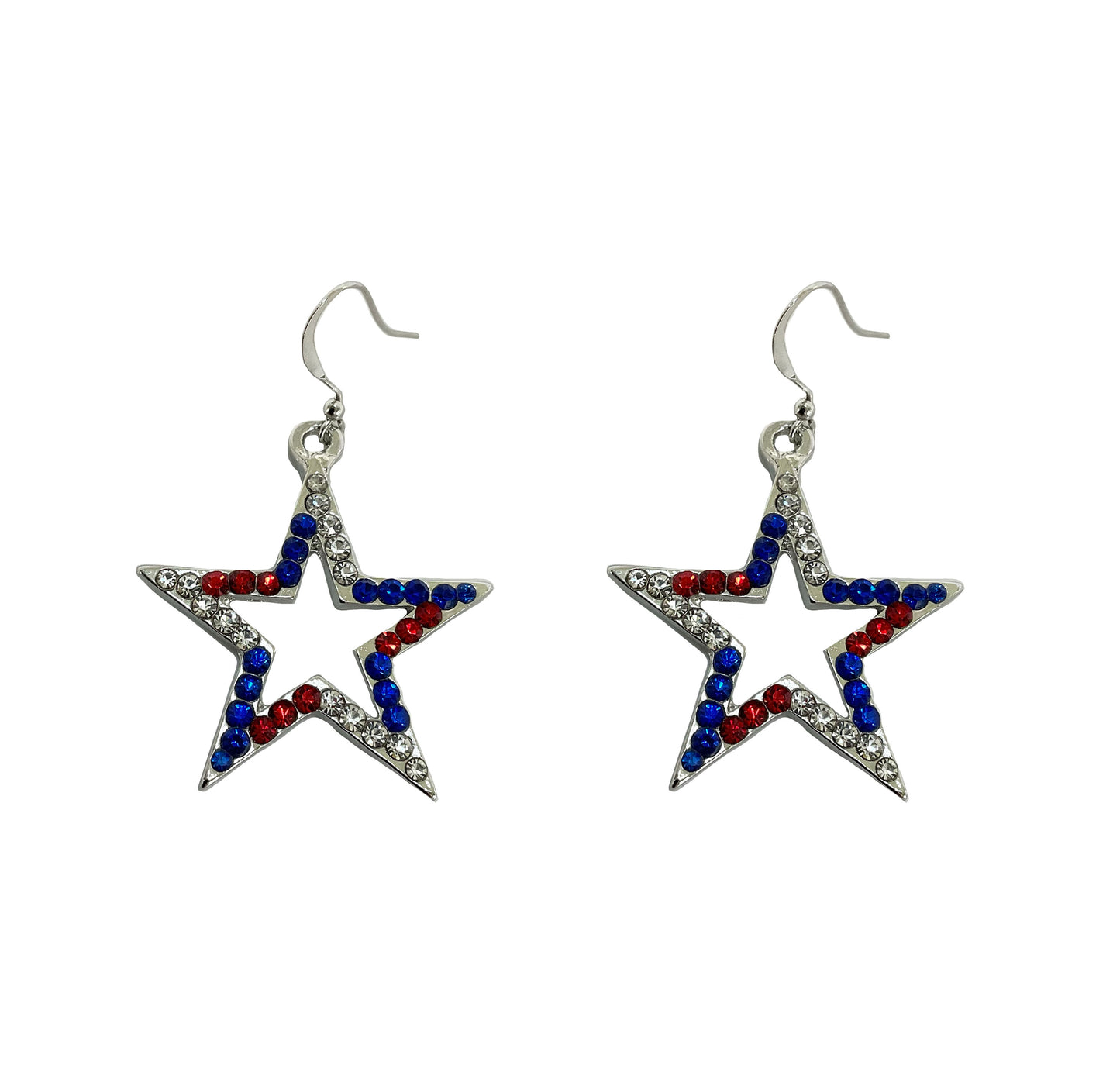 July 4th Star Earrings #11-2531