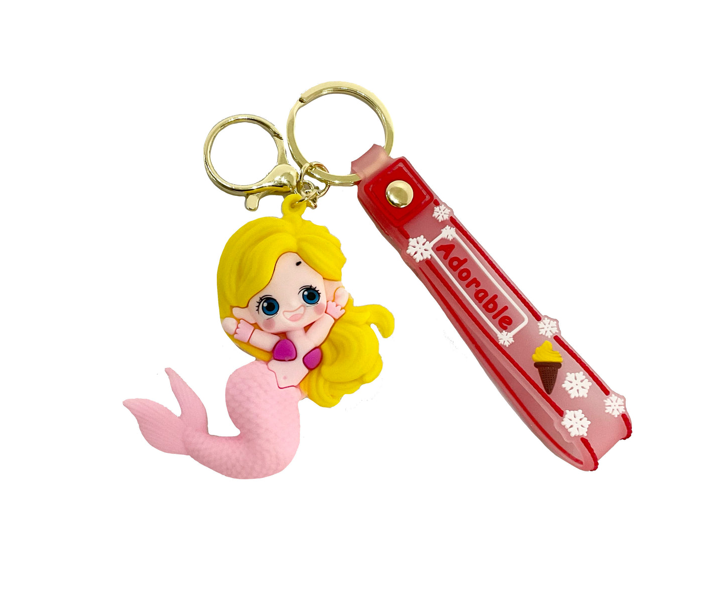 Silicone Character Keychain #88-08862