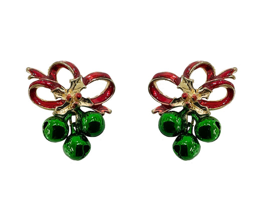 Christmas Bell Earring #38-083GN