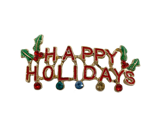 Happy Holidays Pin #12-30617