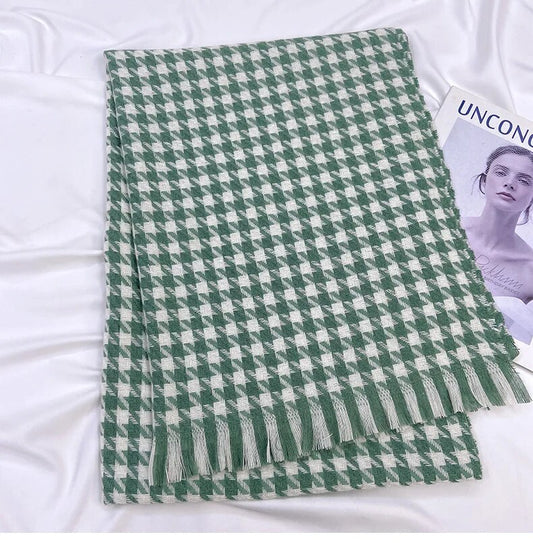 Houndstooth Scarf #88-100523GN