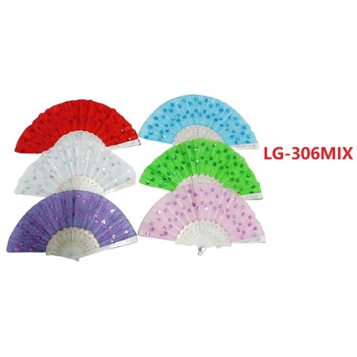 Sequin Fans 12-Pack #88-70012
